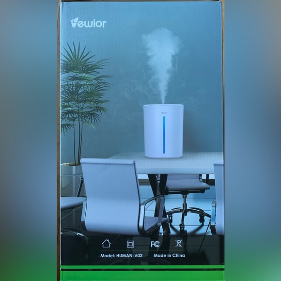 Vewior 2 in 1 Humidifier Cool Mist / Essential Oil Diffuser - Picture 2 of 2